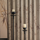 Rideau occultant motifs floraux style chinois chambre salon