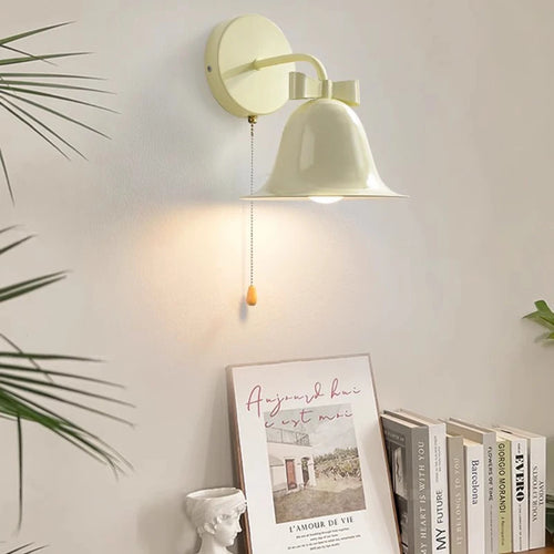 applique murale en forme de corne avec interrupteur led - vue 3 sur 9