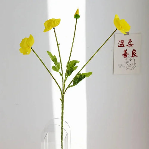 fleurs artificielles coquelicots pour mariage et décoration intérieure - vue 23 sur 25