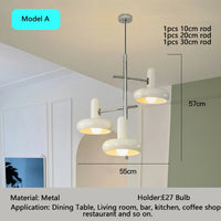 lustre bauhaus led suspendu pour table à manger
