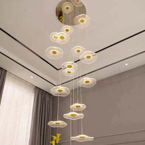 suspension moderne en acrylique pour décoration intérieure élégante - vue 2 sur 18