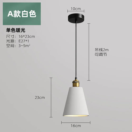 Suspension LED de Style industriel