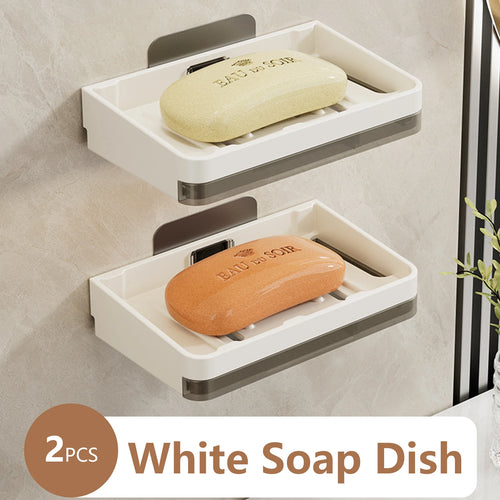 support mural pour porte-savon et accessoires de salle de bain - vue 7 sur 14