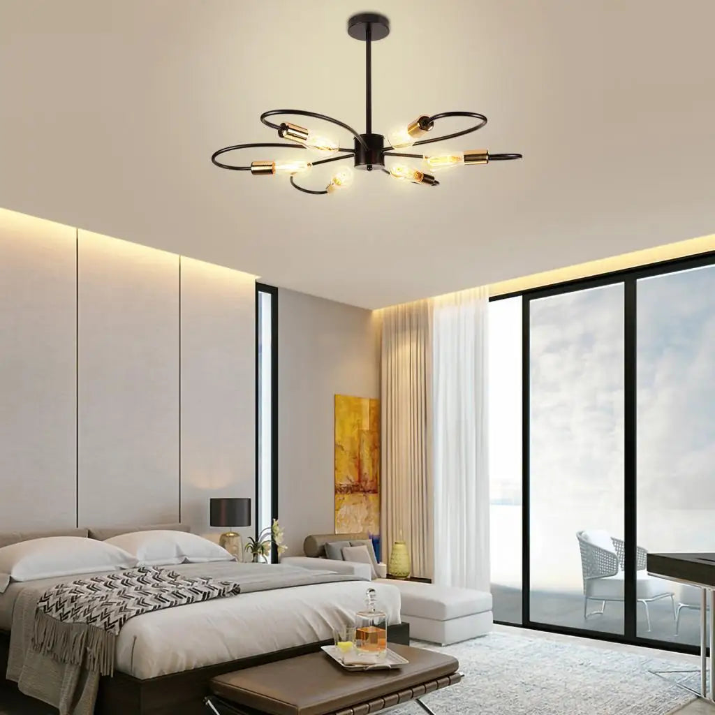 lustres modernes à led pour décoration intérieure élégante - vue 4 sur 10