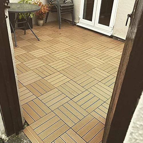 Dalles terrasse composite clipsables extérieur lot 11 - vue 2 sur 6