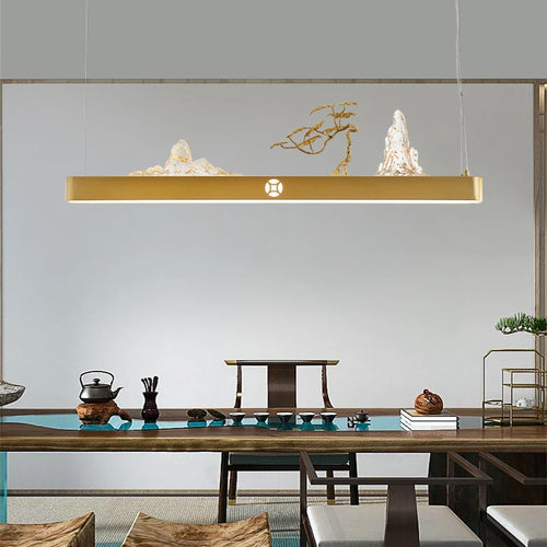 suspension chinoise en bois pour ambiance zen et économique - vue 7 sur 16