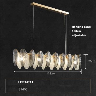 lustre suspendu led art déco en cristal et plumes blanches et grises - vue 18 sur 17