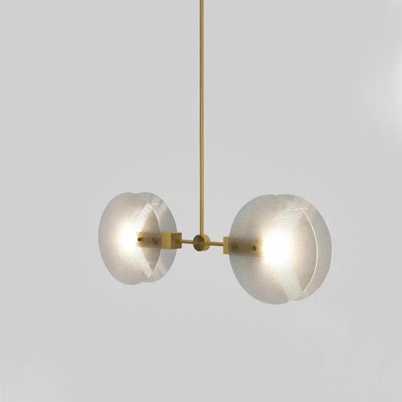 lustre led en verre nordique tables alimentaires lampes suspendues luminaires décoratifs - vue 5 sur 14