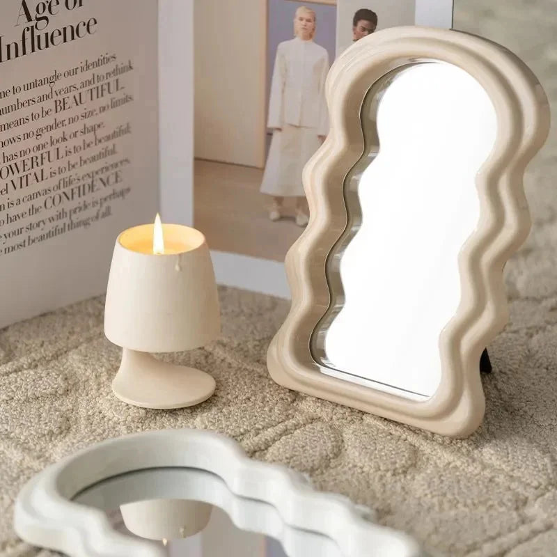 miroir nuage décoratif pour maquillage à suspendre - vue 5 sur 11