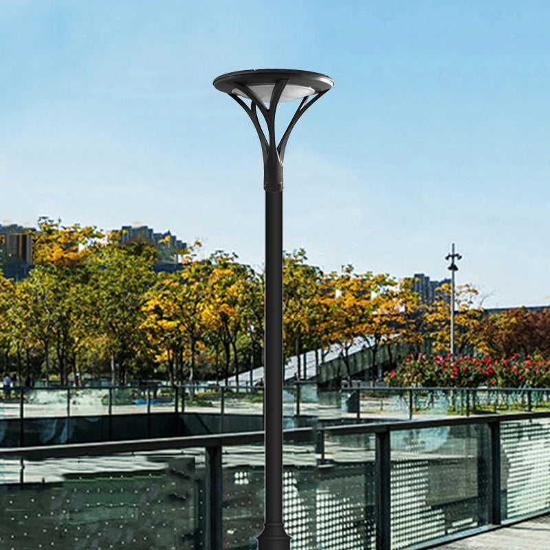 lampadaire moderne à éclairage led pour jardin - vue 3 sur 6