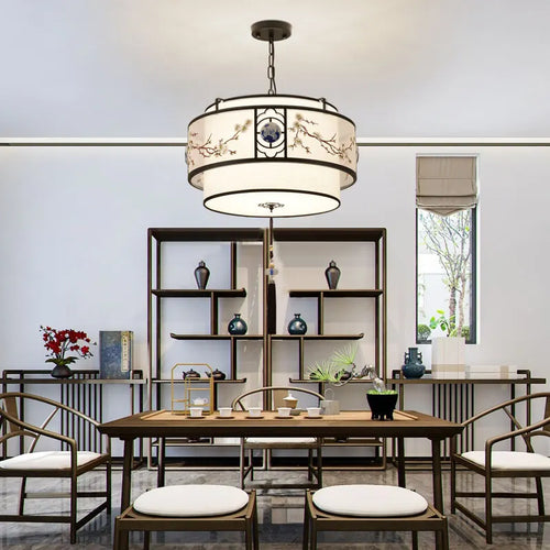lustre rétro créatif pour éclairage intérieur de restaurant - vue 3 sur 9