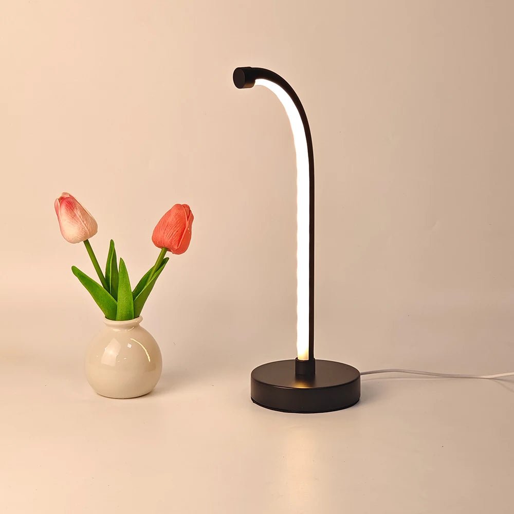 lampe de table led tactile ambiance réglable trois couleurs - vue 5 sur 7