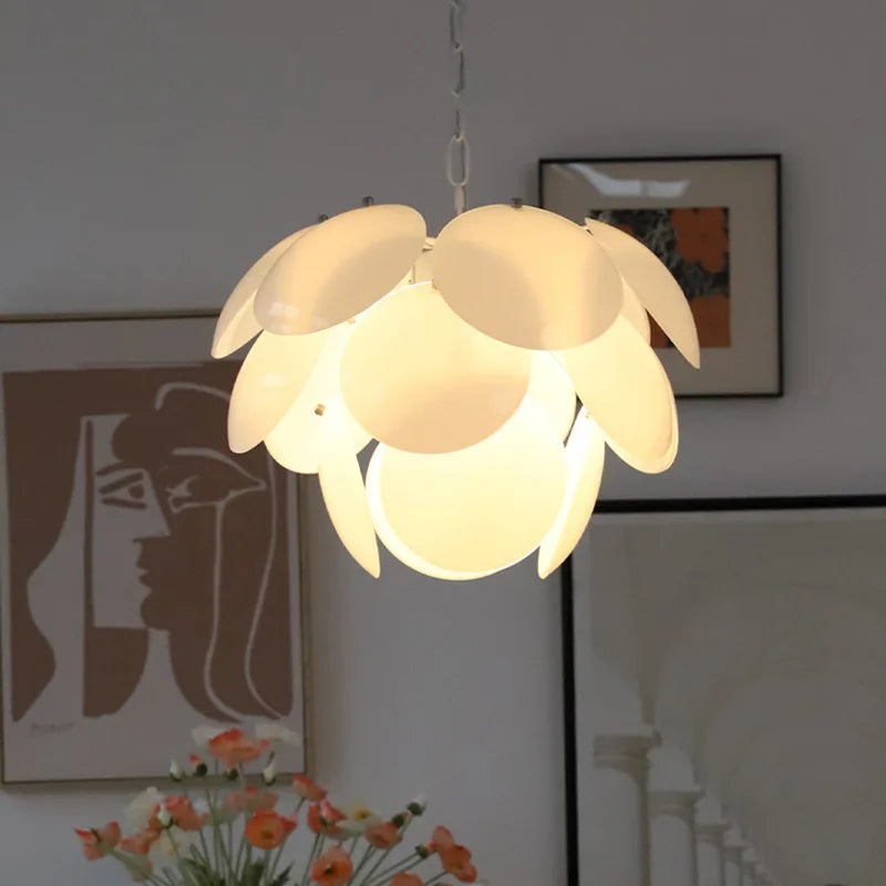 Denmark Glass Pine Cone Pendant Lamp Chandelier Hanging Light Fixture - vue 5 sur 8