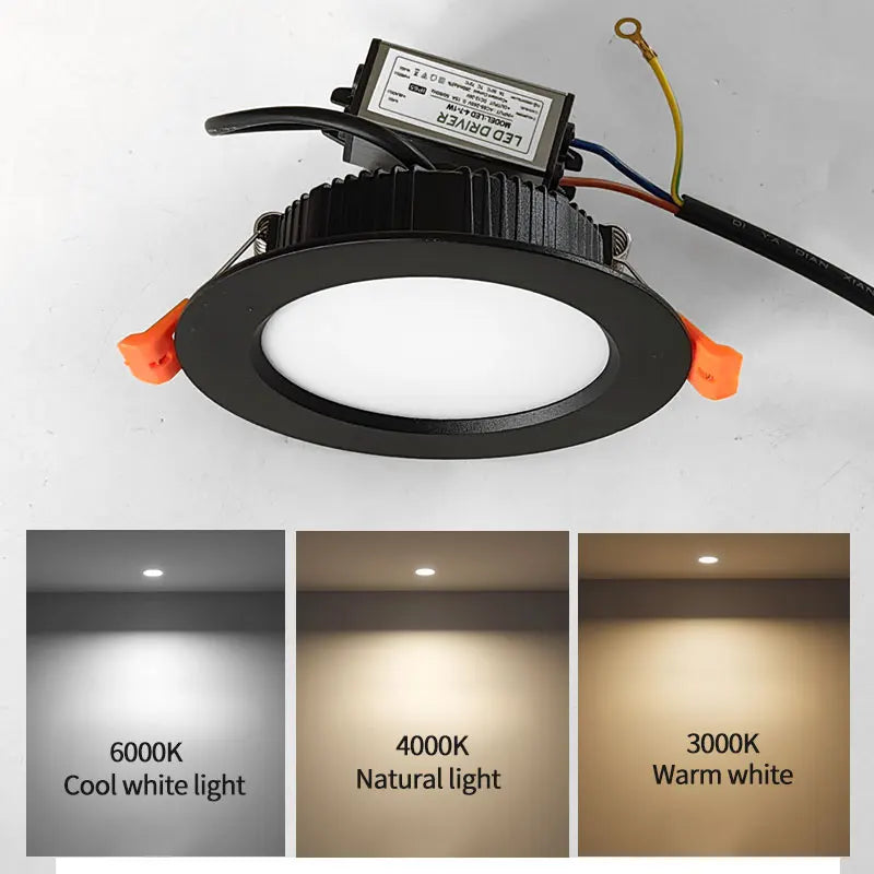 spot led étanche pour extérieur et intérieur avec kit driver - vue 4 sur 6