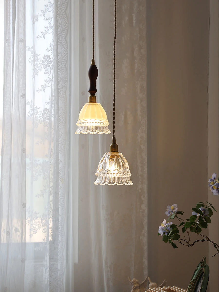 lustre moderne en verre pour éclairage intérieur vintage - vue 1 sur 12