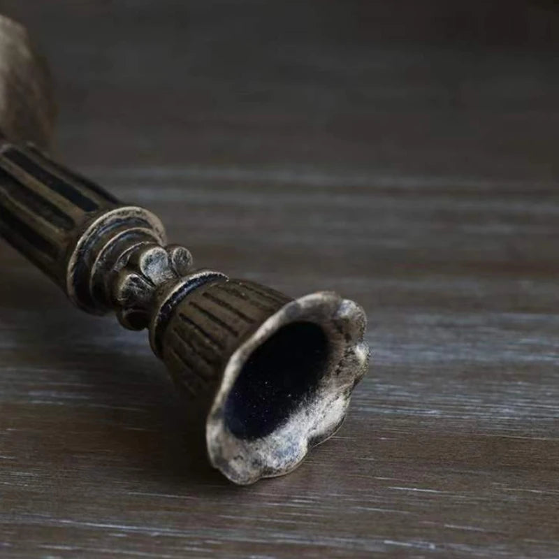 bougeoirs en métal pour décoration de mariage et événements - vue 6 sur 9