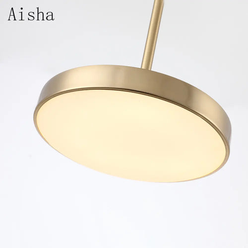 suspension circulaire en fer au design nordique élégant pour intérieur - vue 5 sur 8
