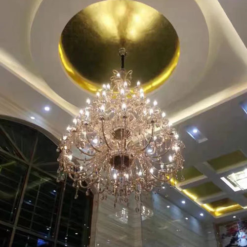 lustre moderne en cristal pour un éclairage élégant et raffiné - vue 6 sur 8