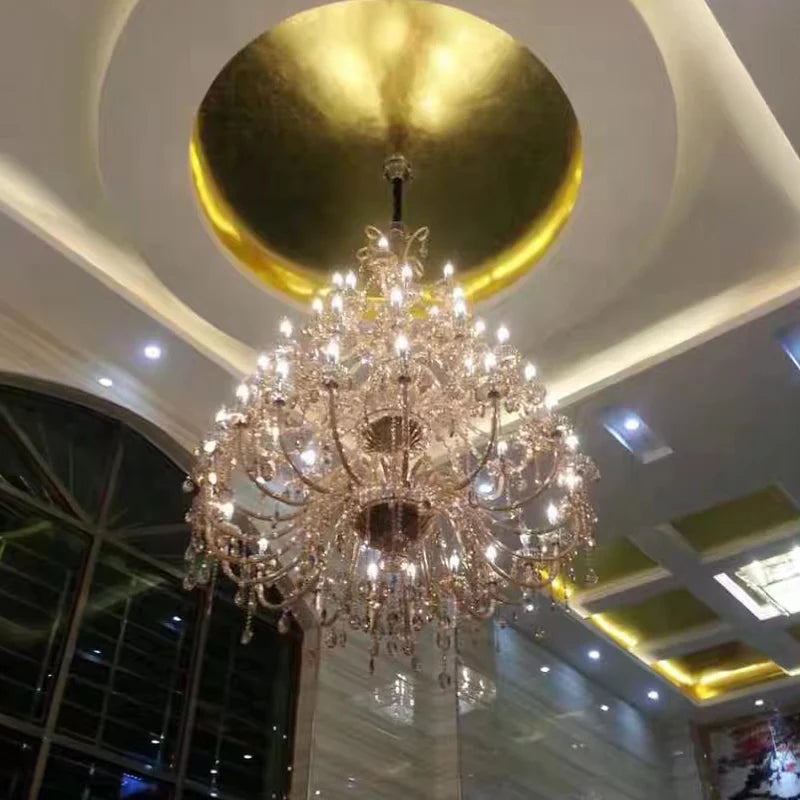 lustre moderne en cristal pour un éclairage élégant et raffiné - vue 5 sur 8