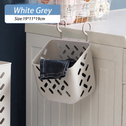 panier de rangement pliable à suspendre pour linge sale - vue 18 sur 19