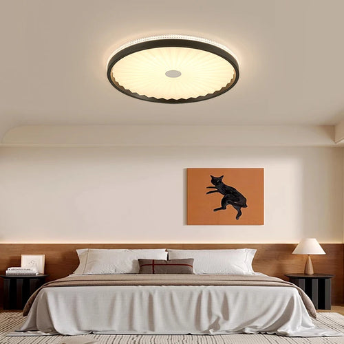 plafonnier rond en style médiéval wabi-sabi pour intérieur élégant - vue 4 sur 8
