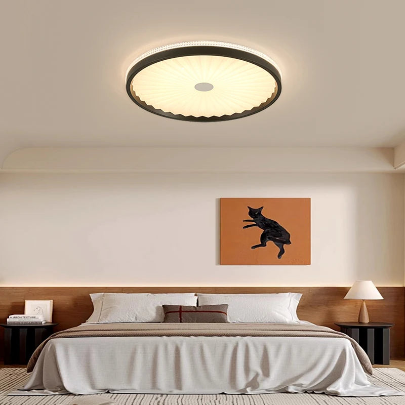 plafonnier rond en style médiéval wabi-sabi pour intérieur élégant - vue 4 sur 8