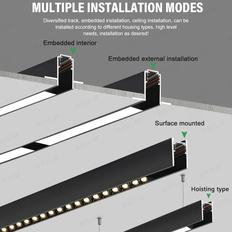 suspension zigbee3.0 intelligente avec lumière led moderne et connectivité - vue 4 sur 27