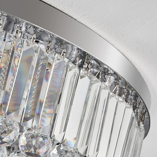 Plafonnier Led en cristal de luxe - vue 7 sur 9