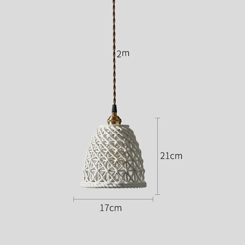 suspension led moderne céramique iwhd bar restaurant - vue 12 sur 20
