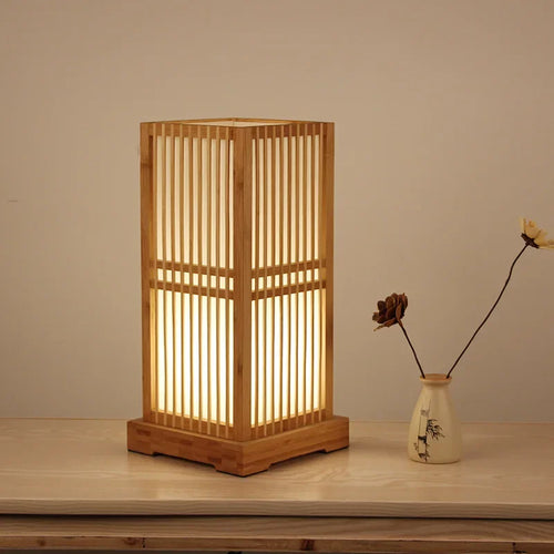 Lampe de Table japonaise Tatami Club Zen - vue 5 sur 13