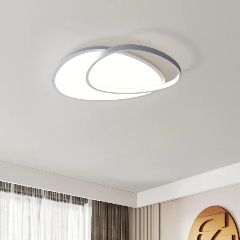 plafonnier led ultra mince design moderne pour intérieur - vue 4 sur 12