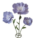 décoration mariage ensemble fleurs artificielles pavot géant pour scène