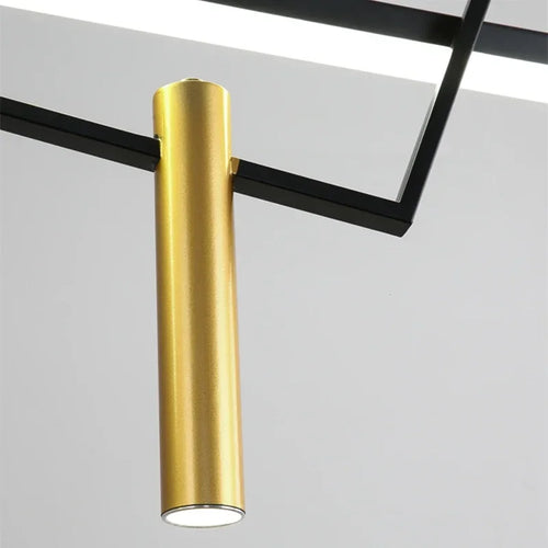 suspension géométrique en led pour intérieur moderne et élégant - vue 6 sur 7