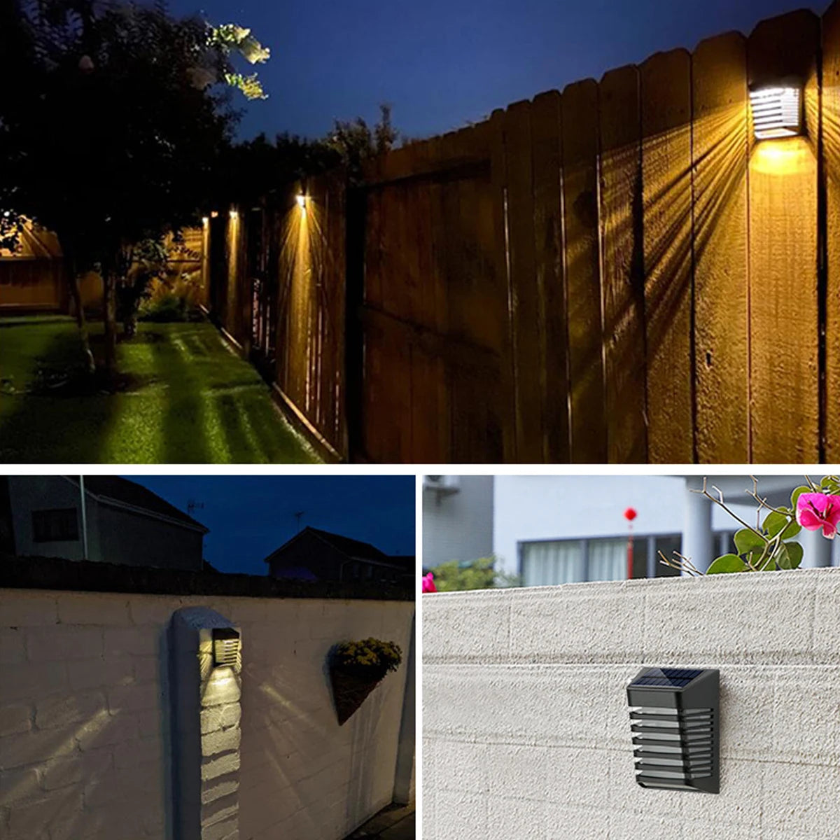 lanterne solaire rétro étanche pour jardin et terrasse - vue 6 sur 7