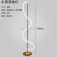 lampadaire led moderne design nordique créatif pour intérieur