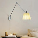 applique murale télescopique moderne bras basculant lampe rotative