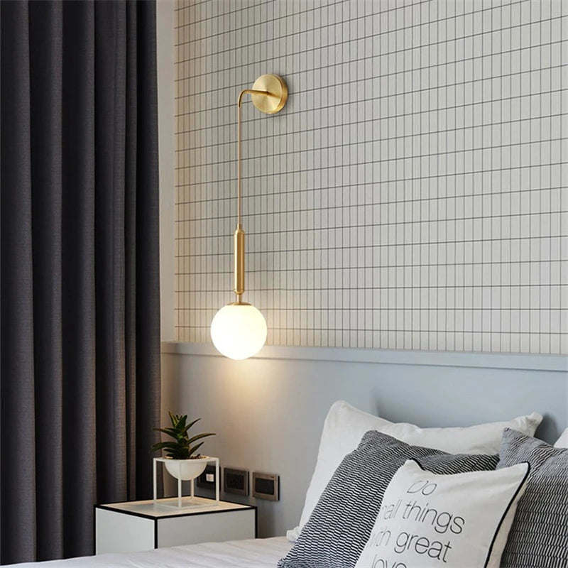 applique murale led moderne simple style nordique décoratif luxe - vue 5 sur 12