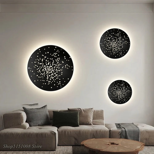 applique murale led 2022 luxe moderne canapé tv fond - vue 2 sur 10