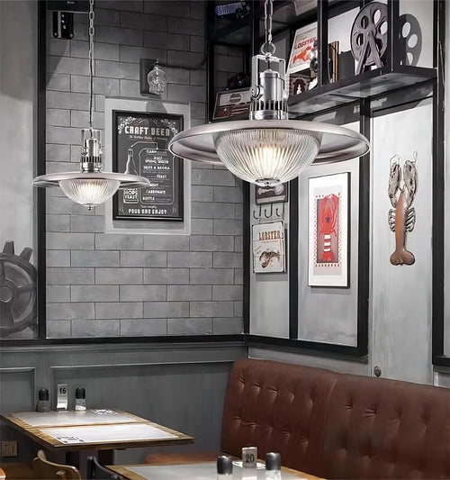 suspension en verre rétro style wabi-sabi pour intérieur élégant - vue 3 sur 9