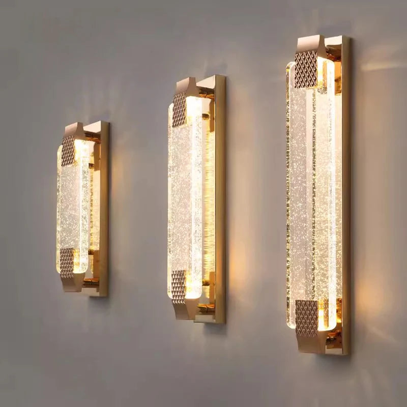 applique murale en cristal moderne pour éclairage intérieur décoratif - vue 6 sur 9