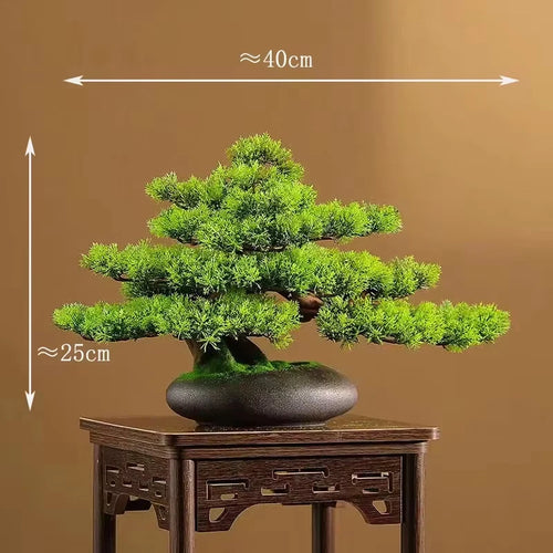décoration intérieure faux arbre bonsaï style chinois pour un paysage apaisant - vue 34 sur 33