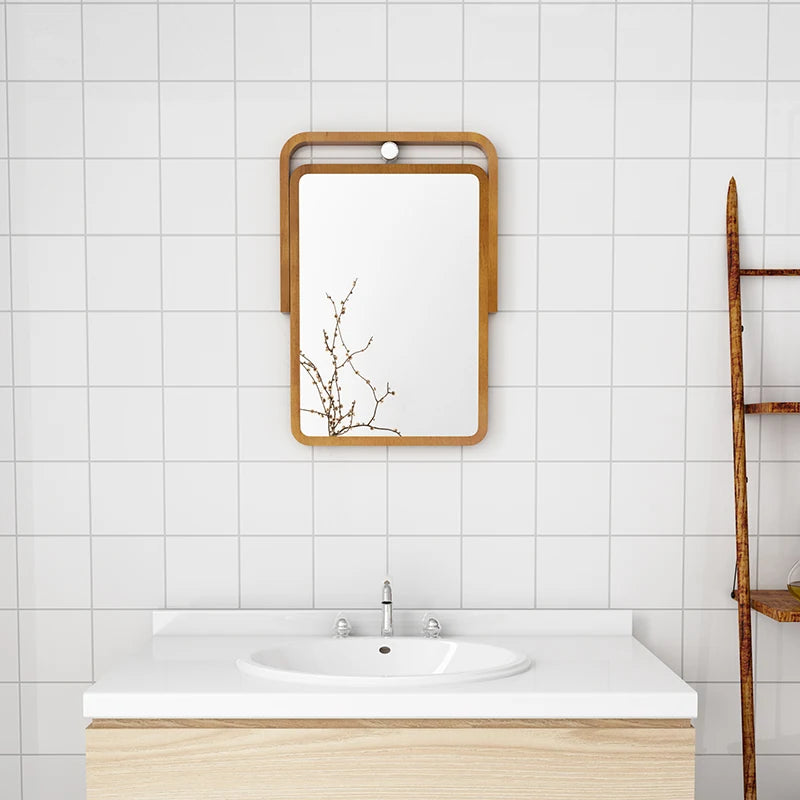 miroirs décoratifs vintage en bois pour décoration intérieure