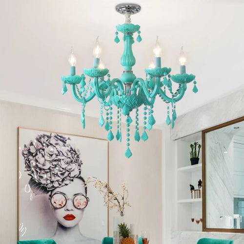 lustre en cristal pour une chambre de petite fille - vue 5 sur 12