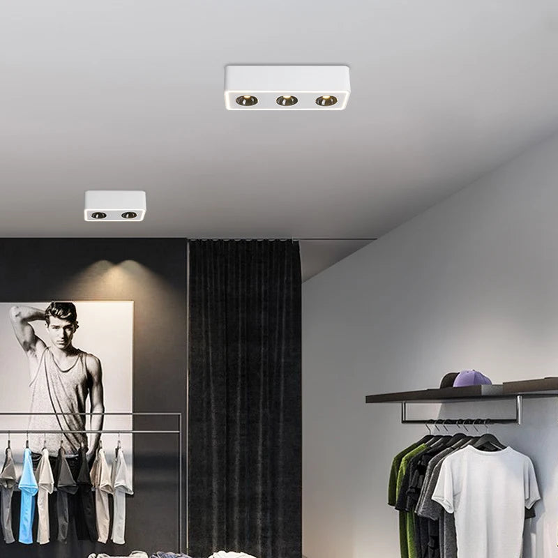 Spot carré led anti-éblouissement monté en surface - vue 5 sur 16