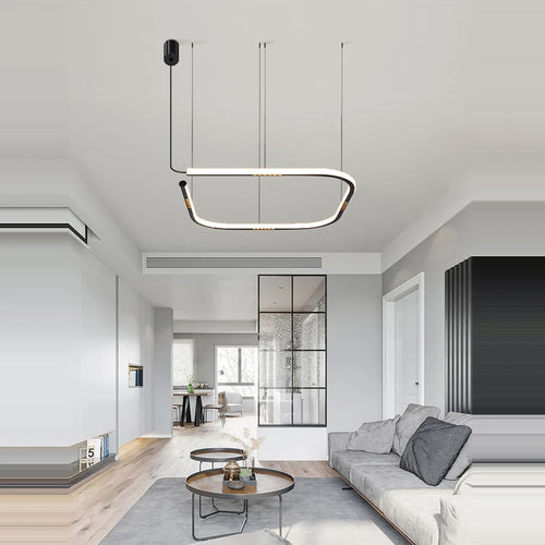 lustre rond à capteur mains et intensité variable - vue 6 sur 11