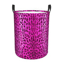panier à linge imprimé léopard grand rangement pliable pour vêtements