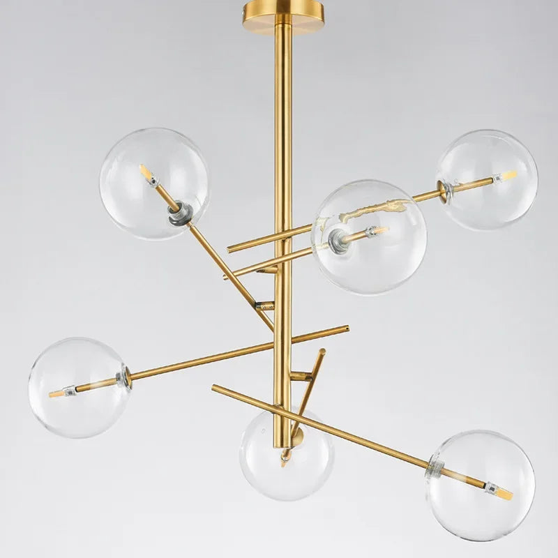 suspension en verre moderne pour décoration créative et élégante - vue 5 sur 9