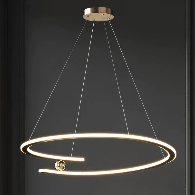 suspension LED design moderne luminaire décoratif d'intérieur - vue 6 sur 12