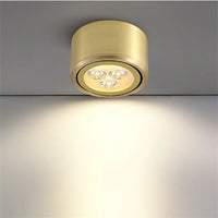 downlight led en cuivre spots réglables cob pour décor maison
