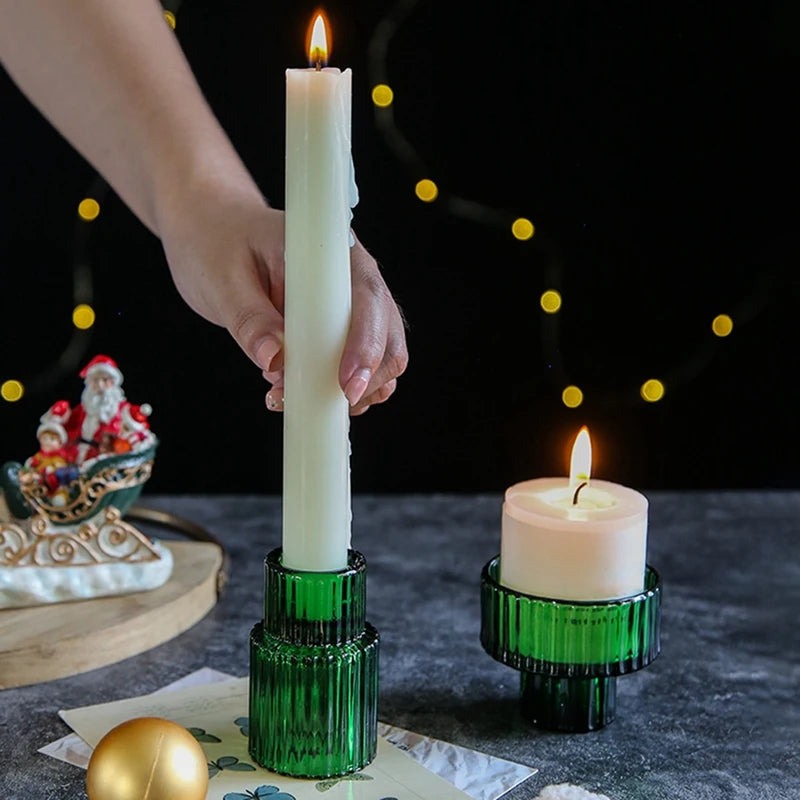lot de 6 bougeoirs coniques faciles à utiliser pour toutes occasions - vue 6 sur 6